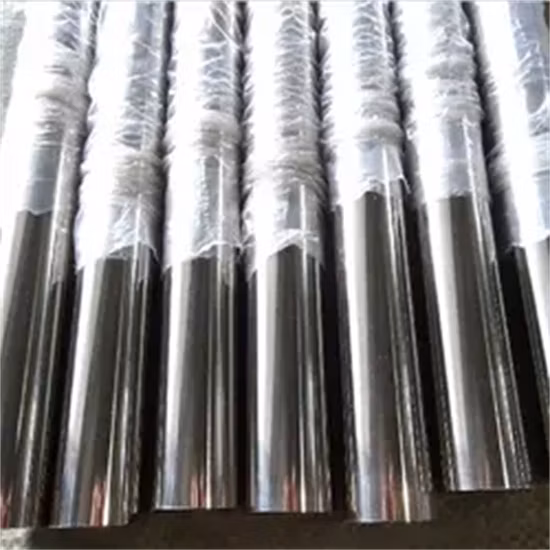 Tuyau d'acier inoxydable décoratif poli 201 304 304L 316 316L Tube rond Schedule 10 ASTM A312
